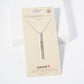 "SURVIVOR" Vertical Bar Necklace