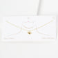 Gold Black Evil Eye Necklace