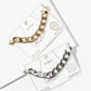 Chunky Curb Chain Link Anklet - Hypoallergenic Gold & Silver