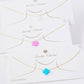 Gold Plated Opal Four Leaf Clover Necklace