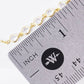 Dainty Bezel-Set Cubic Zirconia Station Chain Bracelet