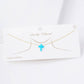 Gold Plated Opal Cross Necklace