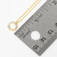 Minimalist Pave Circle Pendant Necklace
