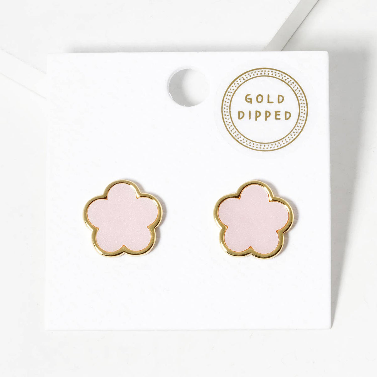 Minimalist Dainty Clover Flower Stud Earrings