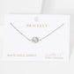 Cubic Zirconia Halo Chain Bracelet