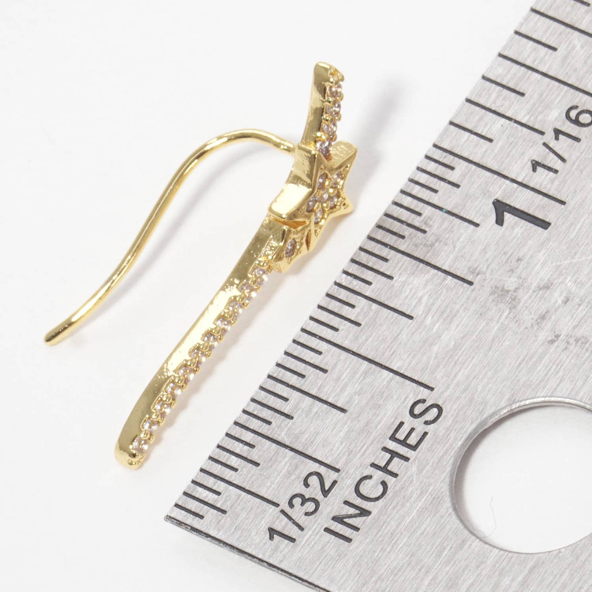 Shooting Star Pave Ear Crawlers