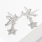 Celestial-Theme Star Drop Bow Post Earrings