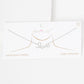 Gold Plated Cursive Love Necklace