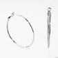 Textured Slim Hoop Earrings