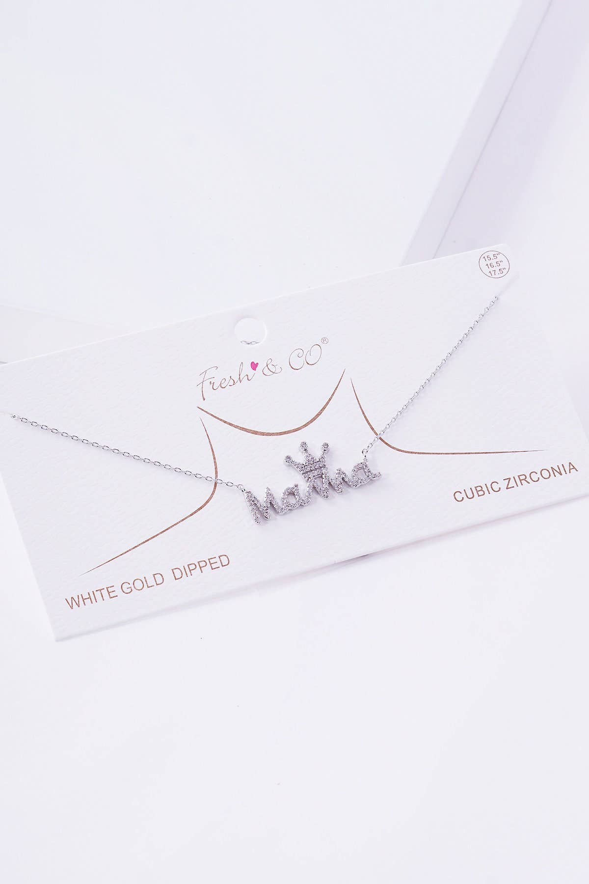 Gold Cubic Queen Mama Necklace