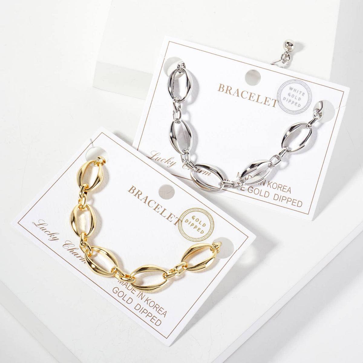 Minimalist Oval Link Chain Bracelet