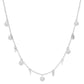 Gold Plated Chain w/ Round Charm Necklace
