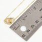 Interlocking Circles Pendant 18K-Gold-Dipped Necklace