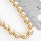 Gold Plated Pearl Beaded Necklace