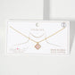 Pave-Set 11mm Quatrefoil Pendant Necklace