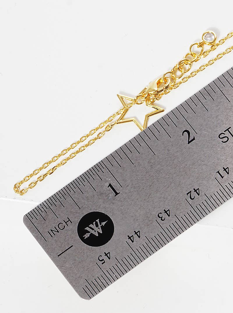 Minimalist Star Charm Bracelet