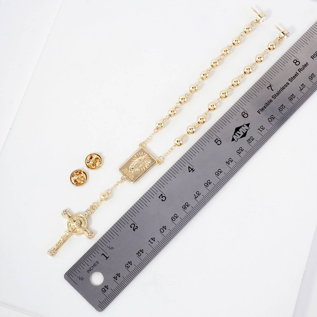 Cap & Pin Rosary Chain Accessory
