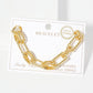 Twisted U-Link Chain Bracelet