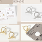 Knot Design 18K-Gold-Dipped Stud Earrings