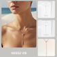 Cubic Zirconia Pave Disc and Bar Lariat Drop Necklace