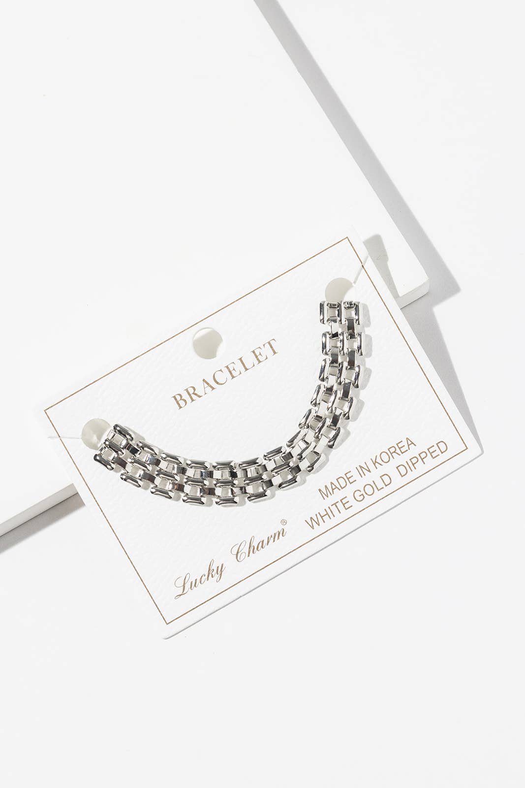 Classic Triple-Link Chain Bracelet