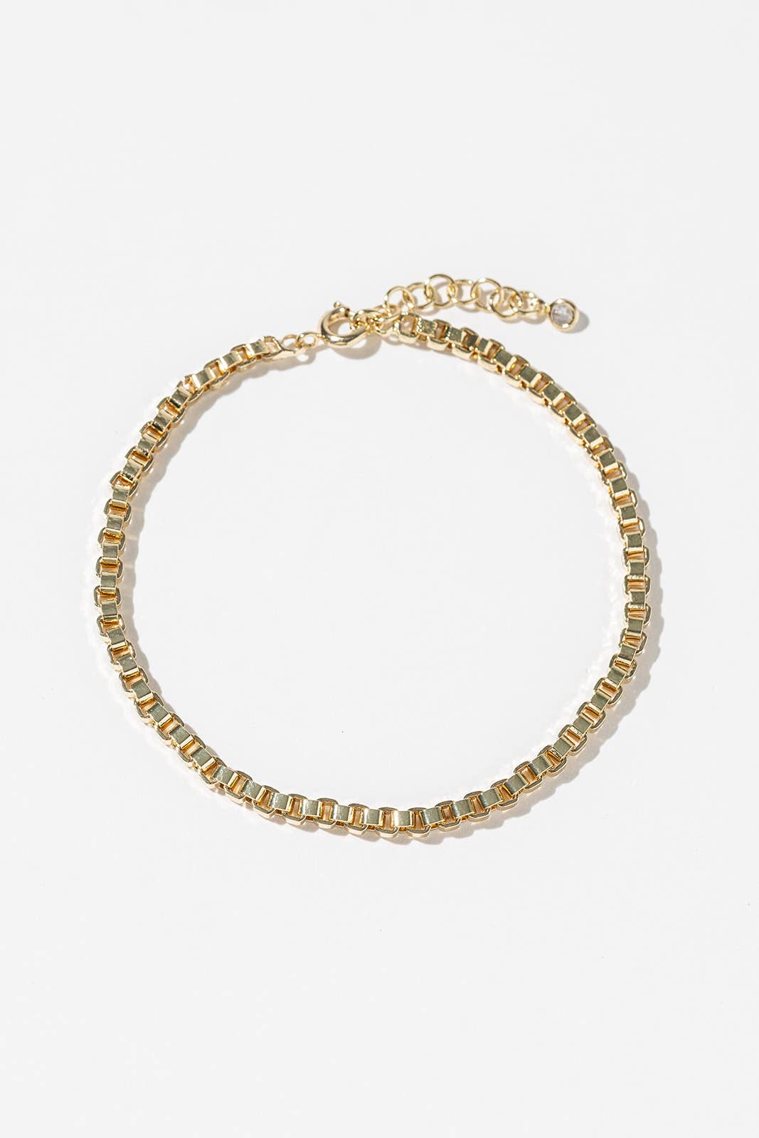 Minimalist Venetian Box Chain Bracelet