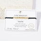 Inspirational Messages "Faith" Tube Bar Bracelet