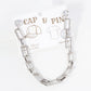 Cap & Pin Chunky Chain Accessory