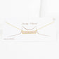 Gold Plated Mini Bar FRIENDS Necklace