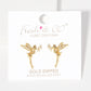 Gold Plated Fairy Stud Earrings