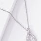 Gold Plated Wishbone Necklace