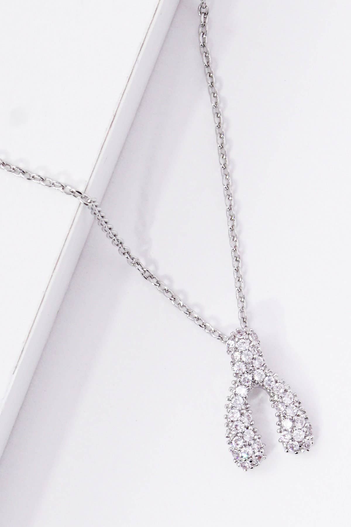 Gold Plated Wishbone Necklace