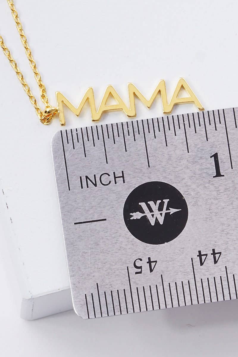 Gold Bold Mama Necklace