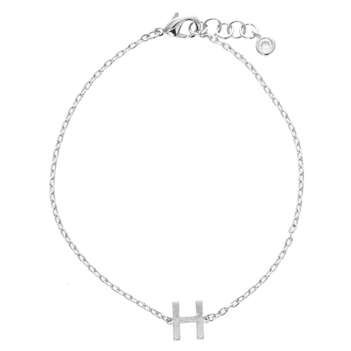 Gold Plated Initial Letter Bracelet