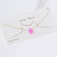 Gold Plated Opal Hasma Hand Necklace