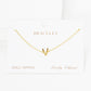 Gold Plated Initial Letter Bracelet