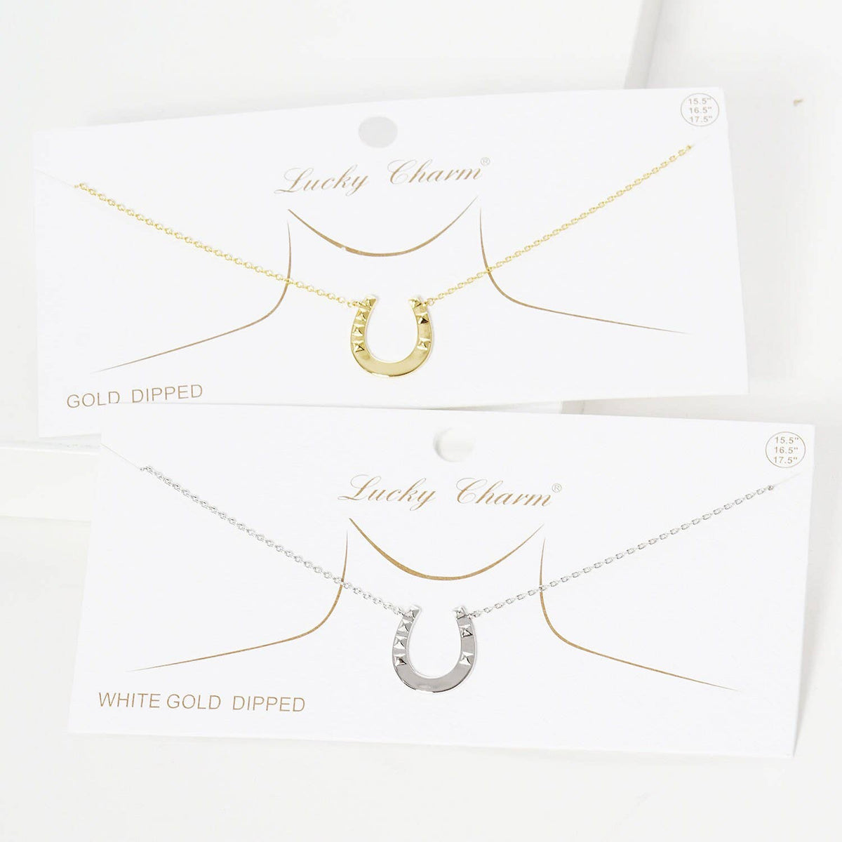 Gold Plated Horseshoe Necklace