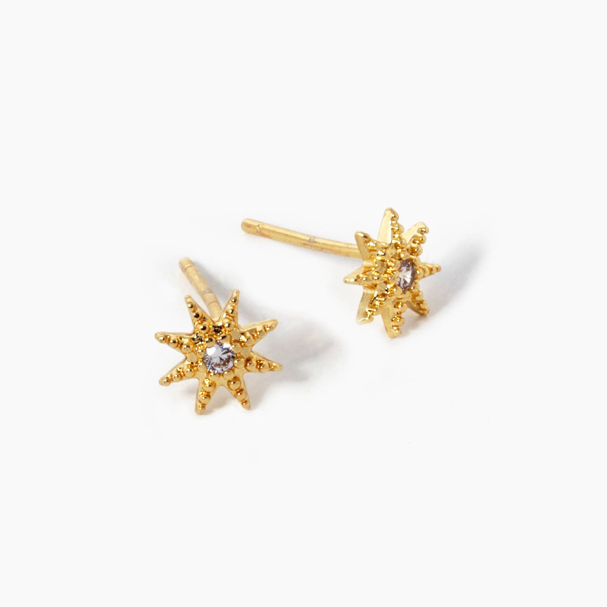 Radiant Sunburst Stud Earrings
