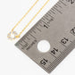 Minimalist Sparkling CZ Open Circle Pendant Necklace