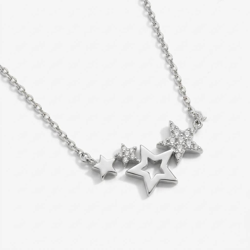 Multi-Star Cluster Pendant Necklace
