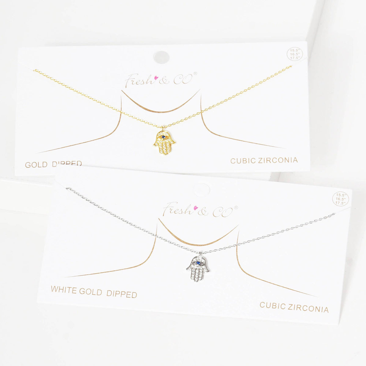 Gold Hand of Fatima Necklace