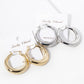 Chunky Dome Hoop Earrings