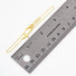Religious-Theme Sideways Cross Chain Bracelet