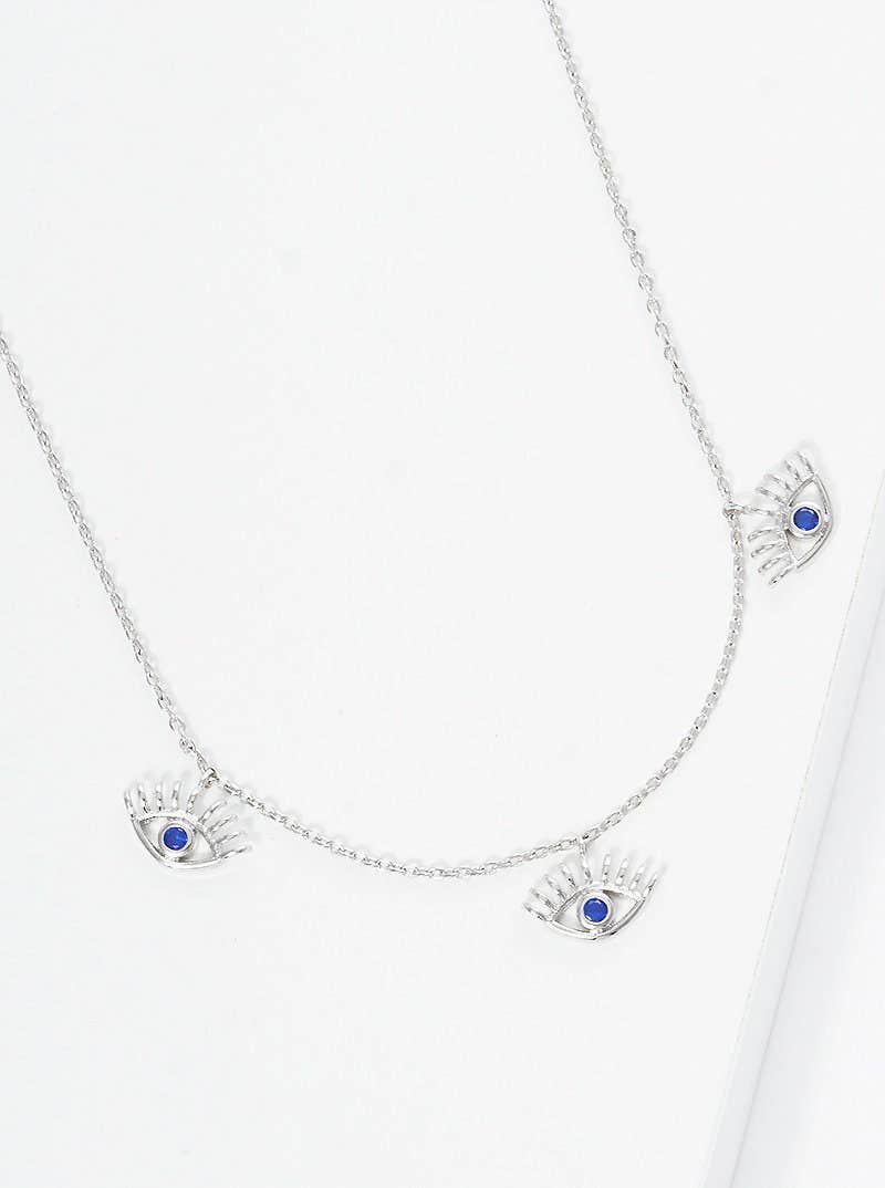 Mini Spaced Evil Eye Necklace