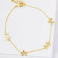 Minimalist "MAMA" Letter Charm Bracelet