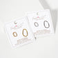 Minimalist Asymmetrical Organic Oval Stud Earrings