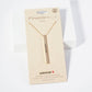 "SURVIVOR" Vertical Bar Necklace