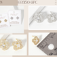 2mm Quatrefoil 18K-Gold-Dipped Stud Earrings