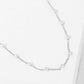 Bridesmaid Pearl Station Choker Necklace
