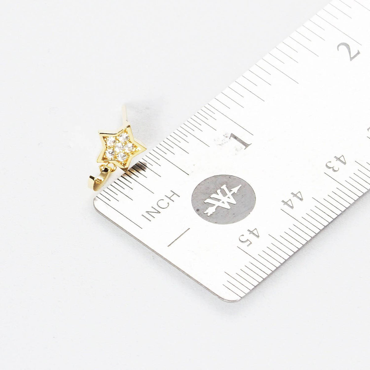 Gold Stars and Moon Dangle Earrings